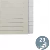LEITZ przekładka papierowa Blank 20 zakładek A4 biała z uniwersalnym dziurkowaniem 12203085