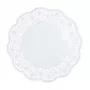 PAPSTAR okrągłe serwetki pod ciasto, 30 cm, białe, 100 szt. (12263)