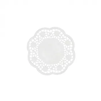 PAPSTAR 1000 podkładek pod napoje Ø 10 cm białe papierowe podkładki (12291)