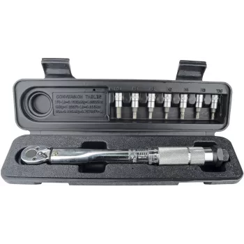 Brüder Mannesmann M18314 zestaw kluczy dynamometrycznych 5-25 Nm, 1/4 cala, 19 elementów