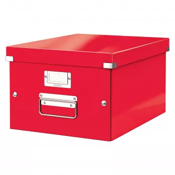 Leitz Click & Store WOW Pudełko na dokumenty tekturowe czerwone 60440026