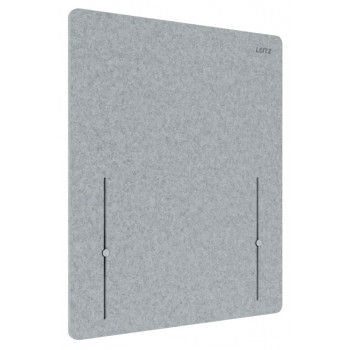 LEITZ Cosy parawan biurkowy 61220085, jasnoszary, 60 x 70 cm, filc PET
