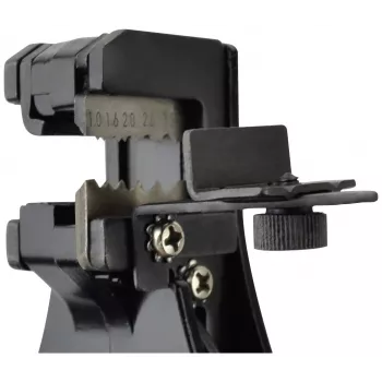 BRÜDER MANNESMANN Automatyczny ściągacz izolacji, zielony ze sprężyną powrotną, szczęki ze stali SK5, 0,2-6,0 mm² (M10981)