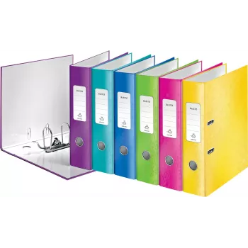 LEITZ WOW segregator dźwigniowy 180° A4 80 mm w różnych kolorach (opakowanie 10 szt.) 1005-10-99