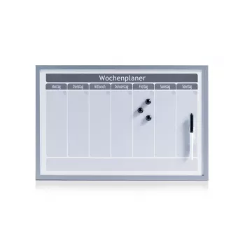 Tablica planistyczna ZELLER 60 x 40 cm magnetyczna suchościeralna z ramą aluminiową 11515