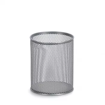 ZELLER Duży pojemnik na długopisy, aluminium, 17705
