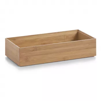 Zeller Present Natur bambusowe pudełko organizacyjne 30 x 15 x 7 cm 13333