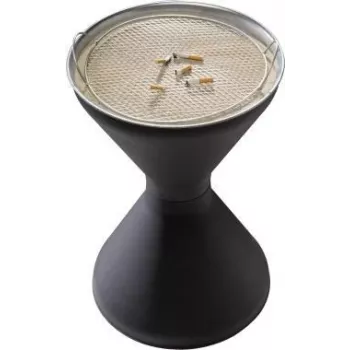 APS DIABOLO 574 Stojąca popielniczka ze stali ocynkowanej, wysokość 60 cm, średnica 40 cm, 1,5 kg piasku w zestawie