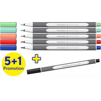 Schneider Paint-It 070 Zestaw Pisaków Flamastrów Różne Kolory 6 szt. ML07010503