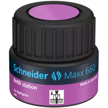 Schneider Maxx 660 tusz do uzupełniania, fioletowy 166008
