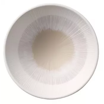 APS BLUSH Okrągła Misa do Serwowania, 190 mm, Beżowa Melamina, Można Układać w Stos, Zmywarka, Odporna na Ciepło (1 szt.) 85509