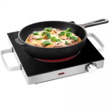 ProfiCook PC-EKP 1210 Jednopolowa płyta grzewcza na podczerwień, stal nierdzewna 501210