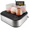 ProfiCook PC-EK 1276 Jajowar do 6 jajek z komunikatami głosowymi, stal nierdzewna / czarny 501276