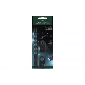 Faber-Castell Midnight Ocean zestaw ołówków B, czarny/niebieski 118295