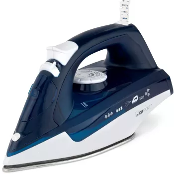 Żelazko parowe Clatronic DB 3704 ze stali nierdzewnej stopą niebiesko-białe 2200 W 263856