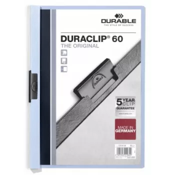 DURABLE Duraclip 6 mm teczka zaciskowa A4 niebieska (25 szt.)