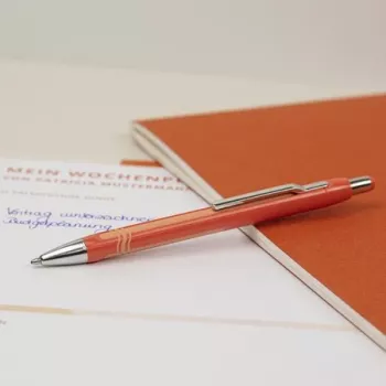 Długopis Schneider Epsilon pomarańczowy z niebieskim tuszem 138606