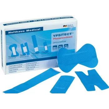 Holthaus Medical YPSITECT niebieski wykrywalny plaster 50 sztuk 40600
