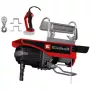 Einhell 2255161 Akumulatorowa wciągarka linowa 250/500 kg, 18 V Power X-Change, bezszczotkowa, lina 12 m