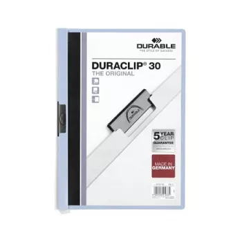 DURABLE Duraclip 2200-06 A4 teczka zaciskowa z polipropylenu niebieska