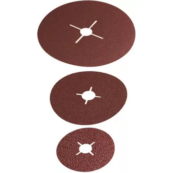 Wolfcraft 2476000 Papier ścierny do podkładki szlifierskiej, bez perforacji, ziarnistość 24/40/60/100, 115 mm, 1 zestaw