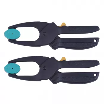 wolfcraft MINI dźwignie zaciskowe z grzechotką, 2 szt., 30 mm zakres zacisku (3453000)