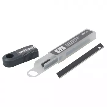 Wolfcraft Profi-Sharp ostrza łamane 9 mm czarne 5 szt. 4207000