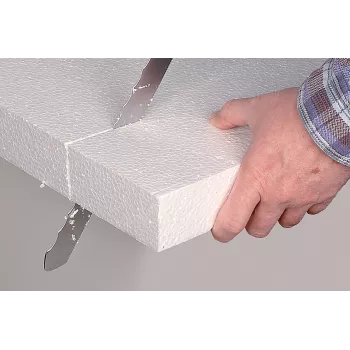 wolfcraft nóż specjalny do materiałów izolacyjnych 270 mm, z drewnianą rękojeścią (4119000)