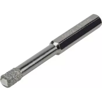 Wolfcraft 5992000 Diamentowy wiertło 6 mm chwyt sześciokątny do płytek, ceramiki, porcelany, szkła