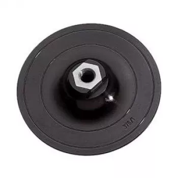 wolfcraft 125 mm Podkładka szlifierska na rzep z adapterem do wiertarki i arkuszem K80 (2285000)