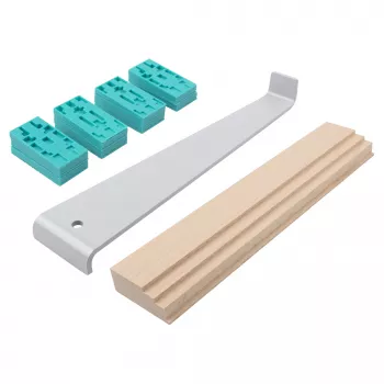 Wolfcraft zestaw do montażu laminatu 22-elementowy 6931000