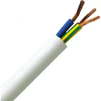 HEINRICH KOPP H05VV5-F 3G1.5 mm² biały elastyczny kabel zasilający PVC olejoodporny 25m 151825002