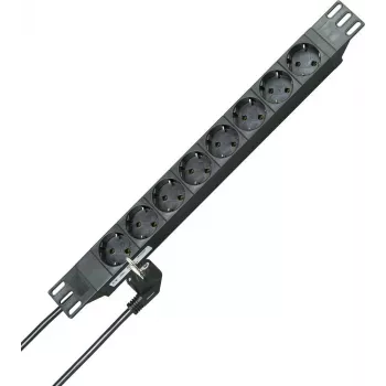 Listwa zasilająca HEINRICH KOPP 19 inch 8-krotna Schuko, kabel 2m, czarna 930805014