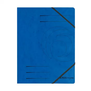 HERLITZ Teczka narożna z gumką A4 niebieska, zestaw 5 szt. 11387180-000