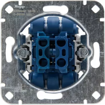 HEINRICH KOPP 507300001 Wkład przełącznika podtynkowego schodowego/krzyżowego, 250V, 10AX, aluminium