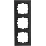 KOPP HK07 PURE ramka 3-krotna, czarny mat 407050004