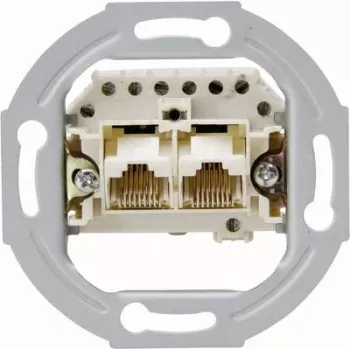 HEINRICH KOPP Aluminiowa płytka środkowa do gniazd UAE/IAE/ISDN 33369401