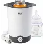NUK Thermo Express Plus Podgrzewacz do butelek - Ogrzewanie parowe, 90s mleko, 300W, wolny od BPA