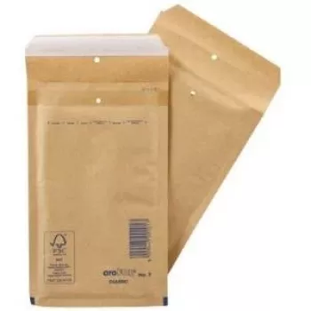aroFOL CLASSIC 2/B koperty z podkładką, 14 x 22,5 cm, brązowe, 200 sztuk (2FVAF000002)