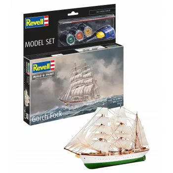 Revell Model Set Gorch Fock 1:200 Statek żaglowy Model plastikowy do sklejania 65432