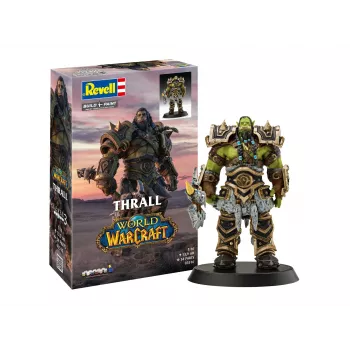 Revell World of Warcraft Thrall (Ork) Zestaw Prezentowy Model do Sklejania 1:12, 30 Części, Klej, Farby i Pędzel w Zestawie 03516