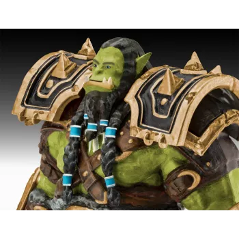 Revell World of Warcraft Thrall (Ork) Zestaw Prezentowy Model do Sklejania 1:12, 30 Części, Klej, Farby i Pędzel w Zestawie 03516