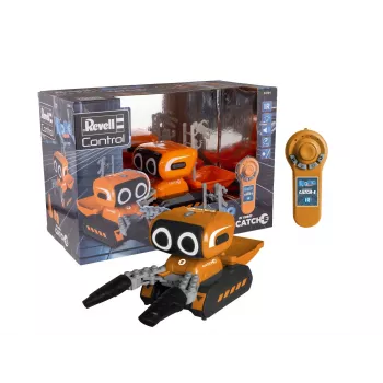 Revell RCCatch-E Zdalnie sterowany robot z ramieniem chwytającym, 2,4 GHz, biały/pomarańczowy/czarny 24701