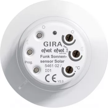 GIRA bezprzewodowy czujnik nasłonecznienia solar rws 546102