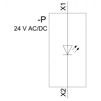 Moduł LED SIEMENS ze zintegrowaną diodą LED, czerwony, 24 V AC/DC, złącze śrubowe, SIRIUS ACT 3SU14012BB201AA0