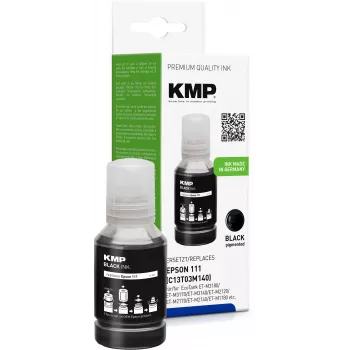 KMP 1649,1001 butelka z tuszem zgodna z Epson 111 (T03M140), czarna