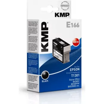 KMP E166 Czarny Kompatybilny Tusz do Epson Stylus Office & WorkForce (25 ml, High Yield, Zamiennik T1301) 1618.4001