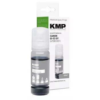 KMP szara butelka z tuszem kompatybilna z Canon GI-53GY (1583,0041)