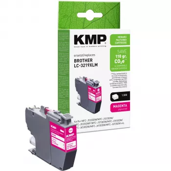 KMP PRINTTECHNIK 1538,4006 Kompatybilny wkład z tuszem magenta o wysokiej wydajności do Canon PIXMA