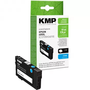 KMP 1656,4003 Kompatybilny wkład z tuszem w kolorze cyjan (odpowiednik Epson 16XL, o dużej wydajności)